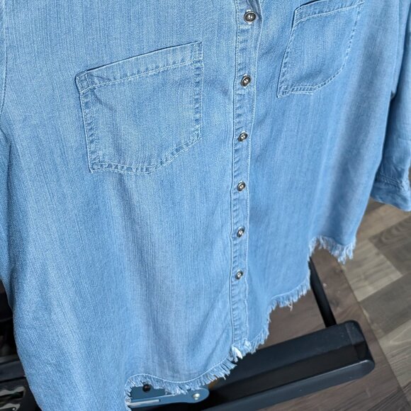 NEW - Hesters & Orchard Soft Denim Shirt Jacket - Picture 3 of 16